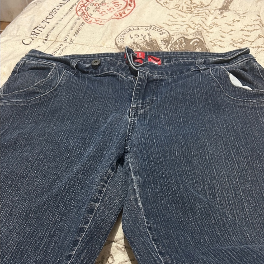 Elle Dark Blue Straight Leg Jeans